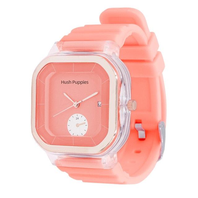 Modern Transparent Quartz Watch Sports Kids Children Watches For Girls Boys Square Women Sports Electronic Casual Quartz Wristwatch With Bezel Case Silicone Band Watch For Women Men