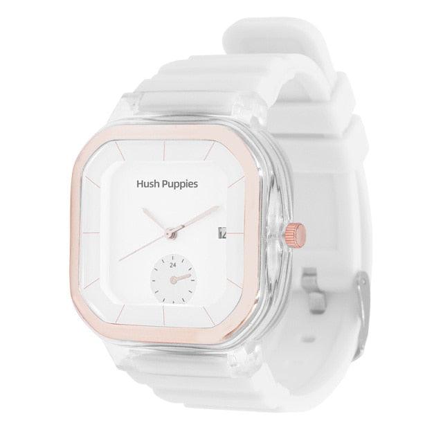 Modern Transparent Quartz Watch Sports Kids Children Watches For Girls Boys Square Women Sports Electronic Casual Quartz Wristwatch With Bezel Case Silicone Band Watch For Women Men