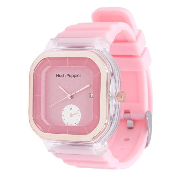 Modern Transparent Quartz Watch Sports Kids Children Watches For Girls Boys Square Women Sports Electronic Casual Quartz Wristwatch With Bezel Case Silicone Band Watch For Women Men