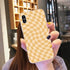 Modern Unique Design Checkers Phone Case for iPhone 11 12 13 Mini Pro Max Case Black And White Checkerboard Pattern Case Stylish Case For Girls