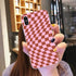 Modern Unique Design Checkers Phone Case for iPhone 11 12 13 Mini Pro Max Case Black And White Checkerboard Pattern Case Stylish Case For Girls