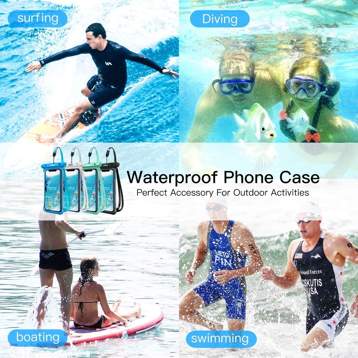 Modern Waterproof Case For Phone Full View Universal Soft Phone Cover For iPhone Water Proof Bag Waterproof Phone Case With Lanyard for iPhone Waterproof Bag