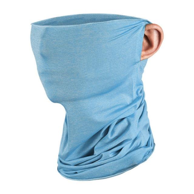 Motorcycle Protect Cycling Face Mask Anti-UV Neck Hood Half Face Breathable Dustproof Headband Triangle Sport Scarf Summer Ice Silk Motorcycle Protect Cycling Mask Anti-UV Neck Hood Half Face Breathable Dustproof Headband Triangle Windproof Sport Scarf