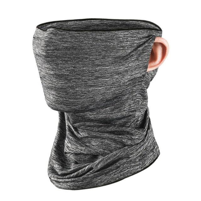 Motorcycle Windproof Sun Protect Cycling Face Neck Mask Headwear Scarf Bandana Hood Half Breathable Dustproof Hang-Ear Cap Motorcycle Protect Cycling Face Mask Anti-UV Neck Hood Half Face Breathable Dustproof Headband Triangle Sport Scarf