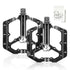 Mountain Bike 1 Pair Pedals Aluminum Alloy Cycling Bicycle Ultralight Wide Platform Anti-slip Pedal Bike Pedals Metal Bicycle Pedals Sealed Bearing Aluminum Alloy Mountain Bike Pedals Flat