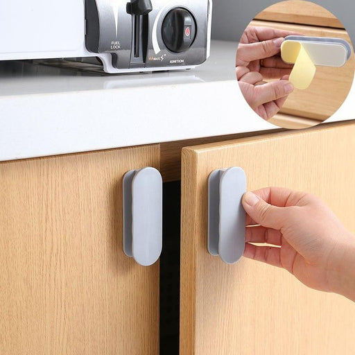 Multi-purpose Cupboard Knob Furniture Knobs Plastic Self-adhesive Door Handles Wardrobe Pulls Door Hardware Safety Pulls Knobs For Dresser Drawers Knobs And Pull For Dresser Drawers Kitchen Bathroom Cabinet