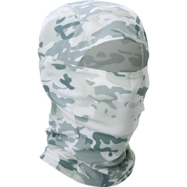 Multicam Camouflage Balaclava Full Face Scarf Mask Hiking Cycling Hunting Army Bike Military Head Cover Tactical Airsoft Cap Men Ski Mask for Men Windproof Thermal Winter Scarf Mask Women Neck Warmer Hood for Cycling