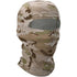 Multicam Camouflage Balaclava Full Face Scarf Mask Hiking Cycling Hunting Army Bike Military Head Cover Tactical Airsoft Cap Men Ski Mask for Men Windproof Thermal Winter Scarf Mask Women Neck Warmer Hood for Cycling