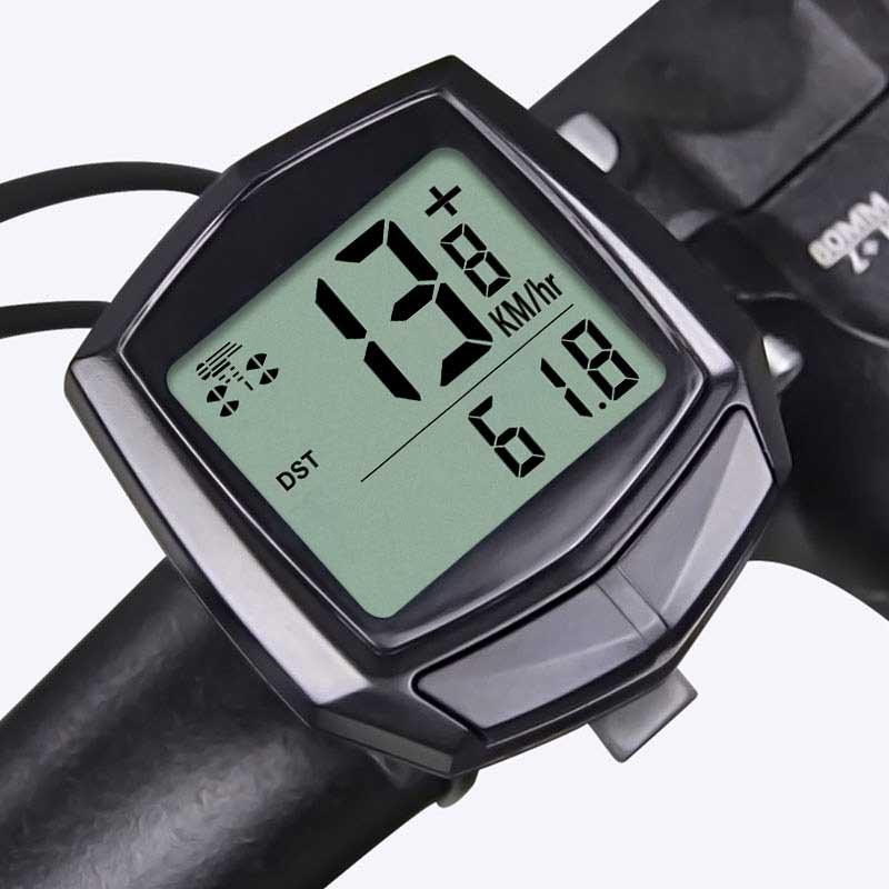 Multifunction Waterproof Wired Digital Bike Ride Speedometer Odometer Bicycle Cycling Speed Counter Table Bicycle Waterproof Cycling Computer Multifunction Odometer Stopwatch Riding Clock Wired Digital Backlight