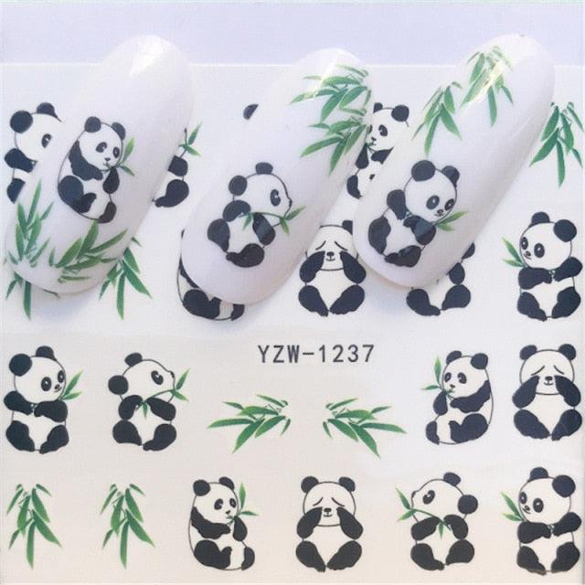 Nail Art Water Transfer Stickers Anime Mouse Animal Kid slider adhesive Watermark Decals Women Beauty Wedding Nails  Decal Self-Adhesive 3D Wave Design Decoration for Women Girls Art Stickers Decal Decoration Metallic Curve Strip Line Nail