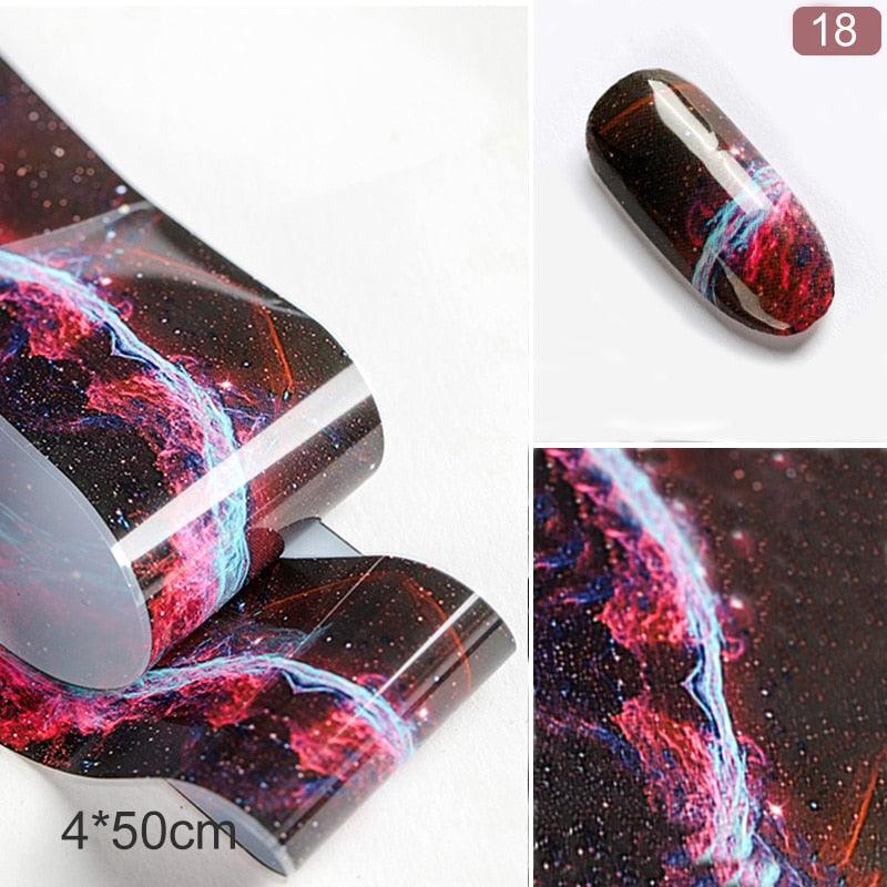 Nail Foils Marble Series Nail Art Transfer Sticker Paper Gold Line Foils Bright Marble Design Decoration Marble Nail Art Stickers Water Transfer Nail Decals Full Wraps Gradient Acrylic Nail Kits for Women Manicure Decoration Accessories