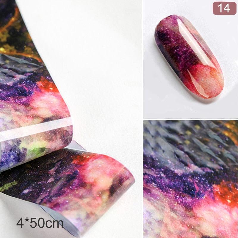 Nail Foils Marble Series Nail Art Transfer Sticker Paper Gold Line Foils Bright Marble Design Decoration Marble Nail Art Stickers Water Transfer Nail Decals Full Wraps Gradient Acrylic Nail Kits for Women Manicure Decoration Accessories