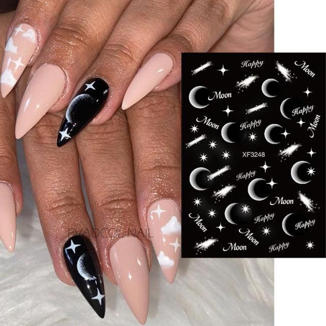 Nails Sticker Money Dollar Wealthy Rich Style Nail Art Stickers Decals Manicure Tip Decal Self Adhesive Acrylic Tips Tool Acrylic Engraved Nail Sticker Nail Art Decoration Self-Adhesive Nail Art Decoration French Black and White Lace Retro Flower