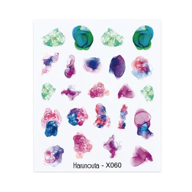 Nails Sticker Nail Art Decorations Flowers Leaves Decals Water Transfer Sliders Woman Face Fruit Foil Manicures Wraps  Water Transfer Nail Decals Sticker For Pretty Girl Self-Adhesive Nail Decals Designer Nail Stickers for Acrylic Decal