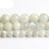 Natural Moon Stone Beads Smooth Round Loose Spacer Beads For Jewelry Making 15inches 6/8/10mm Beads Bracelets Necklace Round Stone Beads for Jewelry Making