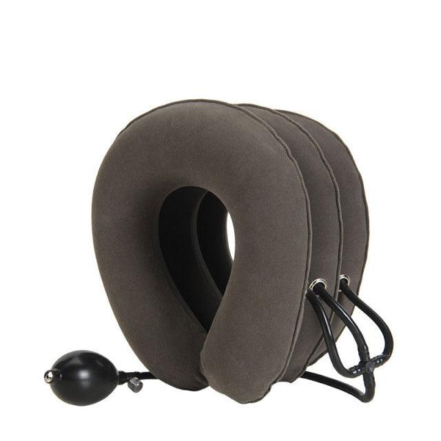 Neck Pillow Home Office Travel Pillow 3-layered Air Inflatable Vertebra Auxiliary Tools Neck Support Assistant Pillow Travel Pillow 3-layered Air Inflatable Vertebra Auxiliary Tools Neck Support Assistant Pillow Air Adjustable and Inflatable Neck