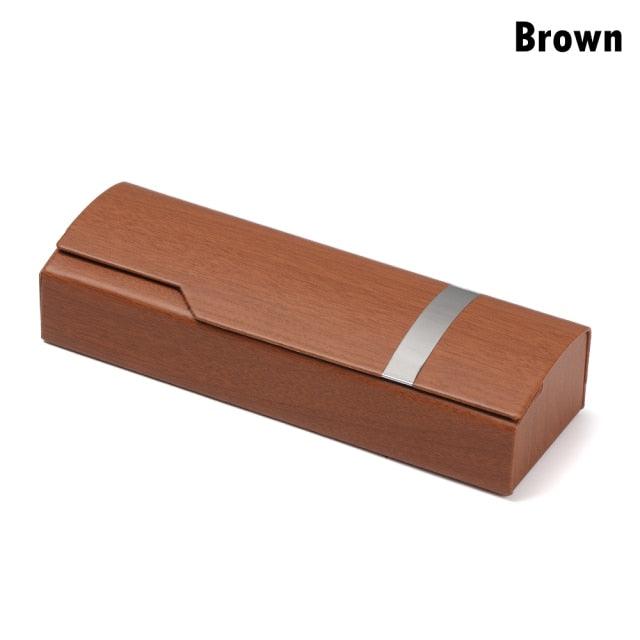 New 1PC Unisex Portable Glasses Box Fashion Rectangle Reading Eyeglasses Sunglasses Protective Case Hard Shell Eyeglasses Case Unisex Glasses Holder Clamshell Case Portable Spectacles Reading Glasses