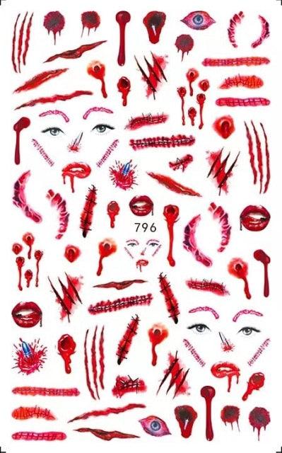 New 3D Self-Adhesive Lovely Red Lips Image Nails Stickers for Nails Sticker Decorations Manicure Valentine's Day Nail Art Sticker Decals 3D Exquisite Pattern Nail Art Supplies Self-Adhesive Luxurious Nail Art Decoration