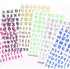 New 3D Self-Adhesive Neon Curve Serpentine Stripe Nails Stickers Acrylic Decorations Manicure Carving Design Exquisite Pattern Nail Art Supplies Self-Adhesive Nail Nail Art Stickers Red Lips Nails Decals Sticker Hot Sexy Girl Tip