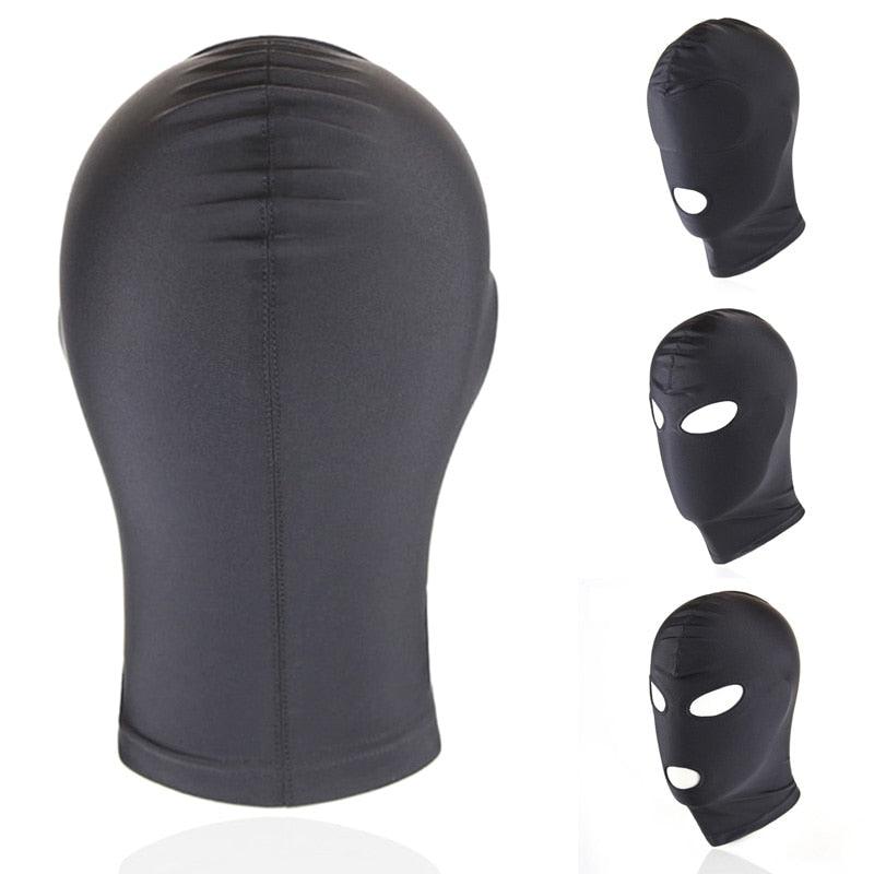 New Arrival Hole Men Women Adult Spandex Balaclava Open Mouth Face Eye Head Mask Costume Slave Game Role Play Mask Gaiter Bike Half Mask Cold Weather Half Balaclava Outdoor Sports Mask Tactical Neck Warmer for Men & Women