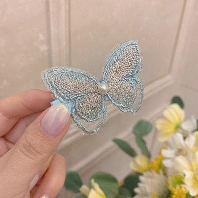 New Arrival Lace Cute Butterfly Hair Clips Hairpins Fashion Barrette Wedding Hairpins Woman Wedding Hair Accessories for Brides and Bridesmaids Styling Tools