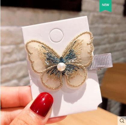 New Arrival Lace Cute Butterfly Hair Clips Hairpins Fashion Barrette Wedding Hairpins Woman Wedding Hair Accessories for Brides and Bridesmaids Styling Tools