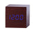 New Arrival Wooden LED Alarm Clocks Temperature Electronic Clock Digital Alarm Clock with Wooden Electronic LED Time Display 3 Dual Plus Alarm Cubic Small Mini Wood Made Electric Sounds Control Digital LED Display Desktop Calendar Table clock