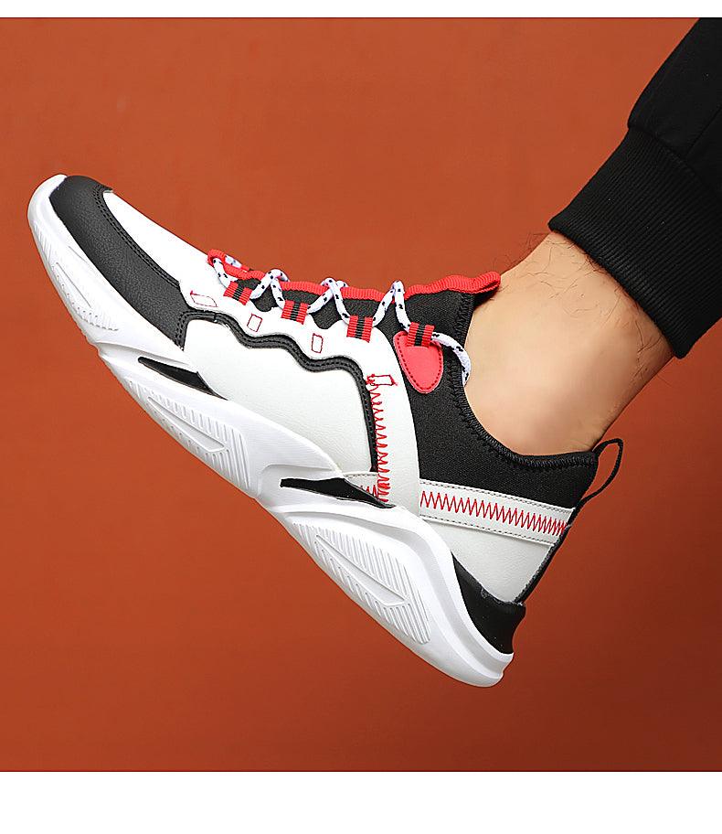 New Autumn Mens Casual Fashion Sneakers Lightweight Comfortable Breathable Walking Sneakers Sports Running Shoes Lightweight Sport Sneakers Non-Slip Tennis Running Walking Shoes