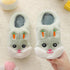 New Autumn Winter Children's Cotton Slippers Cute Home Warm Non-slip Baby Fur Slippers Fashion Home Soft Slippers Memory Foam Indoor Comfy Fuzzy Knitted Slip On Cotton Slippers