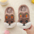 New Autumn Winter Children's Cotton Slippers Cute Home Warm Non-slip Baby Fur Slippers Fashion Home Soft Slippers Memory Foam Indoor Comfy Fuzzy Knitted Slip On Cotton Slippers