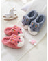 New Autumn Winter Children's Cotton Slippers Cute Home Warm Non-slip Baby Fur Slippers Fashion Home Soft Slippers Memory Foam Indoor Comfy Fuzzy Knitted Slip On Cotton Slippers