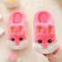 New Autumn Winter Children's Cotton Slippers Cute Home Warm Non-slip Baby Fur Slippers Fashion Home Soft Slippers Memory Foam Indoor Comfy Fuzzy Knitted Slip On Cotton Slippers