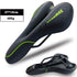 New Bicycle Saddle Seat Saddle Gel Pad Cushion Bicycle Hollow Saddle Road Mountain Bike Seat Comfort Exercise Bicycle Saddle Replacement For Women Men Wide Bike Seat With Dual Shock Absorbing Ball Compatible With Mountain Bike Road Bicycle