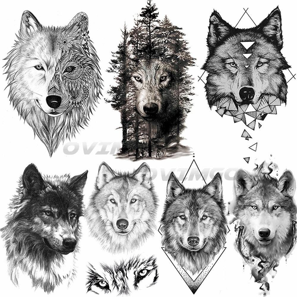 New Black Wolf Forest Sticker Tattoos Temporary Tree Fierce Animal Body Tattoo Luxury Design Custom Tatoos For Mens - STEVVEX Beauty - 103, Animal Tattoo, Arm Tattoo, Back Tattoo, Beauty, Big Tattoo, Black Tattoos, Body Tattoo, Boys Tattoo, Fashion Tattoo, Girls Tattoo, Leg Tattoo, Luxury Tattoo, Men Tattoo, Mens Tattoo, Modern Tattoo, Realistic Tattoo, Stylish Tattoo, Tattoo, Waterproof Tattoo, Wolf Tattoo, Women Tattoo, Womens Tattoo - Stevvex.com