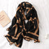 New Brand Design Fashion Spring Winter Warm Soft Head Wrap Stylish Scarves Lightweight Headwear Shawl Stole Long Scarfs Elegant Print Cotton Scarf Scarves Hijabs Lady Plaid For Women