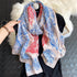 New Brand Design Fashion Spring Winter Warm Soft Head Wrap Stylish Scarves Lightweight Headwear Shawl Stole Long Scarfs Elegant Print Cotton Scarf Scarves Hijabs Lady Plaid For Women