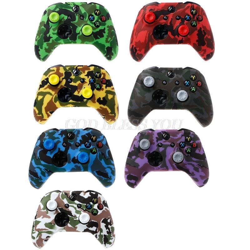 New Camouflage Silicone Gamepad Cover+2 Joystick Caps For Controller Silicone Cover Skins Protector Case Accessories For Wireless/Wired Gamepad Joystick - STEVVEX Game - 221, 6 fingers all in one, All in one game, all in one game controller, best quality joystick, camouflage gamepad cover, cap for gamepads, compatible with pc, Controller For Mobile Phone, controller for pc, game, Game Controller, game joystick cover, Game Pad, gamepad cover, joystick, silicon joystick gamepad - Stevvex.com