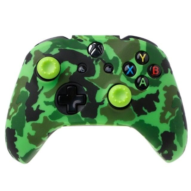 New Camouflage Silicone Gamepad Cover+2 Joystick Caps For Controller Silicone Cover Skins Protector Case Accessories For Wireless/Wired Gamepad Joystick - STEVVEX Game - 221, 6 fingers all in one, All in one game, all in one game controller, best quality joystick, camouflage gamepad cover, cap for gamepads, compatible with pc, Controller For Mobile Phone, controller for pc, game, Game Controller, game joystick cover, Game Pad, gamepad cover, joystick, silicon joystick gamepad - Stevvex.com