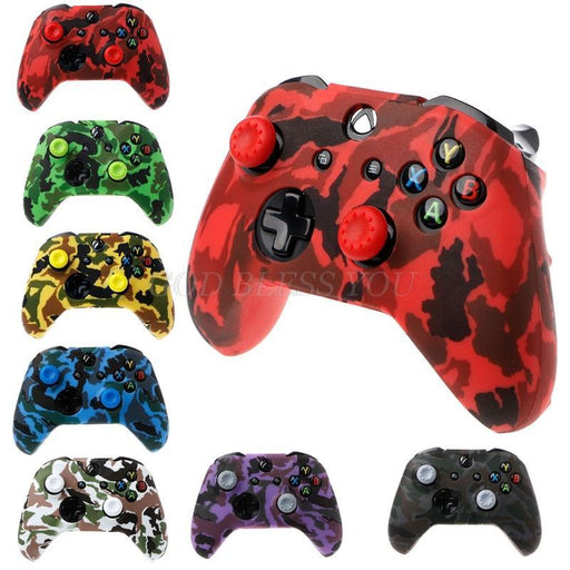 New Camouflage Silicone Gamepad Cover+2 Joystick Caps For Controller Silicone Cover Skins Protector Case Accessories For Wireless/Wired Gamepad Joystick - STEVVEX Game - 221, 6 fingers all in one, All in one game, all in one game controller, best quality joystick, camouflage gamepad cover, cap for gamepads, compatible with pc, Controller For Mobile Phone, controller for pc, game, Game Controller, game joystick cover, Game Pad, gamepad cover, joystick, silicon joystick gamepad - Stevvex.com