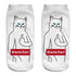 New Cartoon Cat Socks 3D Print Art Funny Socks Women Cute Low Cut Ankle Socks Made o Pure Cotton Short Socks Trending Fashion Short Ankle Socks For Men And Women