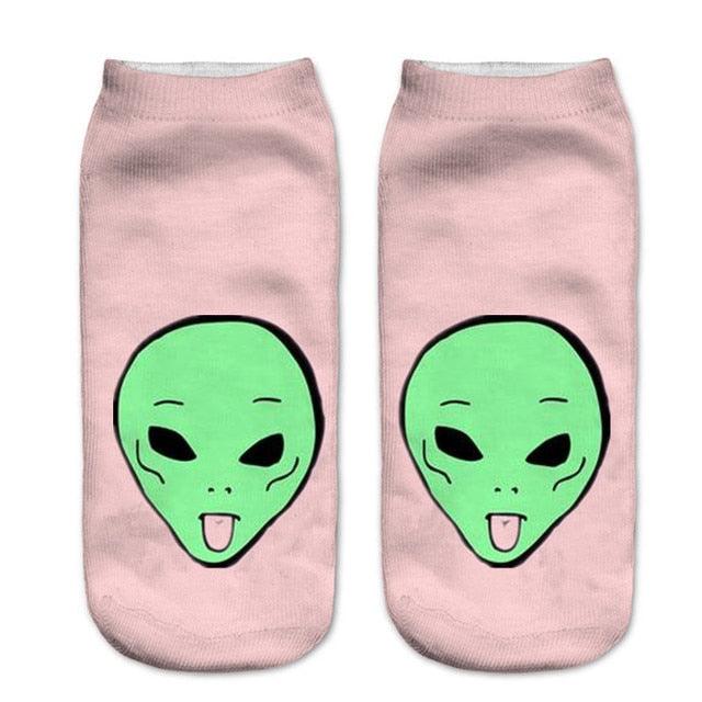 New Cartoon Cat Socks 3D Print Art Funny Socks Women Cute Low Cut Ankle Socks Made o Pure Cotton Short Socks Trending Fashion Short Ankle Socks For Men And Women