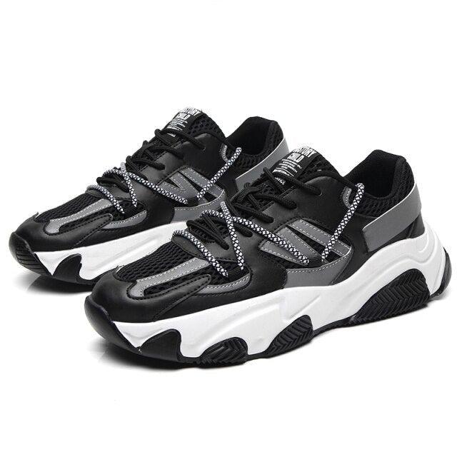 New Casual Men's Sports Shoes Fashion Wear-Resistant Mesh Breathable Basketball Sport Shoes Lace-up Comfortable Shock Cushioning Running Gym Sports Walkking Non Slip Sneakers