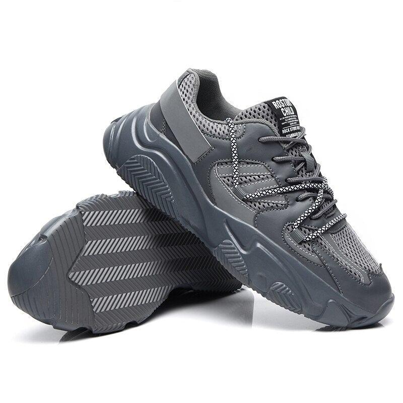 New Casual Men's Sports Shoes Fashion Wear-Resistant Mesh Breathable Basketball Sport Shoes Lace-up Comfortable Shock Cushioning Running Gym Sports Walkking Non Slip Sneakers