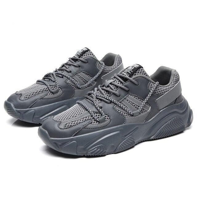 New Casual Men's Sports Shoes Fashion Wear-Resistant Mesh Breathable Basketball Sport Shoes Lace-up Comfortable Shock Cushioning Running Gym Sports Walkking Non Slip Sneakers