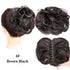 New Claw Chignon Curly Hair Bands Messy Bun Hairpieces for Women Scrunchy Natural Fake False Hair Heat Resistant Fiber Black Clip in Hair Extension For Volumized Hair Buns For Girls