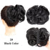 New Claw Chignon Curly Hair Bands Messy Bun Hairpieces for Women Scrunchy Natural Fake False Hair Heat Resistant Fiber Black Clip in Hair Extension For Volumized Hair Buns For Girls