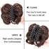 New Claw Chignon Curly Hair Bands Messy Bun Hairpieces for Women Scrunchy Natural Fake False Hair Heat Resistant Fiber Black Clip in Hair Extension For Volumized Hair Buns For Girls