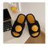 New Couples Stylish Sandals Slip-Proof Thick-Soled Indoor Outdoor Slippers Men Flip Flops House Shoes Fur Memory Foam Cozy Flat Spa Slide Slippers Comfy Open Toe Slip On House Shoes Sandals