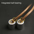 New Cowhide Leather Rope Universal Metal Bearing Speed Rope Skipping Adjust Bearing Wooden Handle Adjustable Skipping Jumping Ropes With 360-Degree Bearing And Pure Wood Handles For Gym Home Fitness