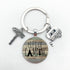 New Cute Camper Wagon Camper Gift Keyring Trailer Jewelry Trailer Keychain Adventure Awaits Trailer Key Chain Forest Scene Camping Voyage Keychains  I Love Camping Keychain Trailer Keychain Vacation Travel Memorial Gift